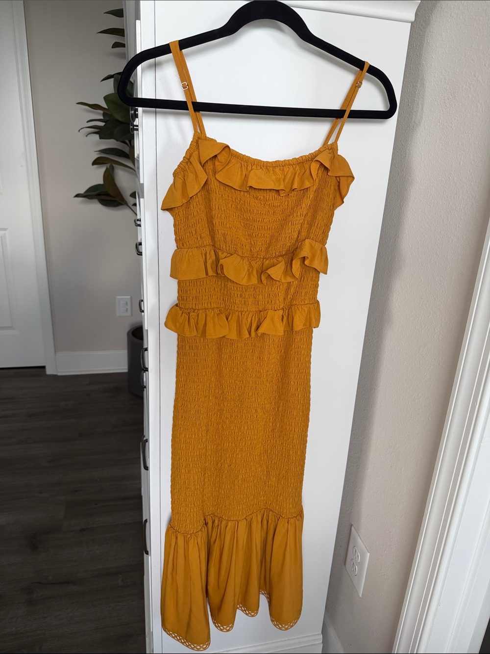 ANTONIO MELANI Mustard Midi Dress - Picture 2 of 5